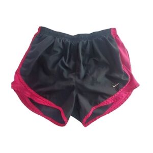 Nike Dri-Fit Athletic Running Shorts Pink & Black Women's Small Lined
